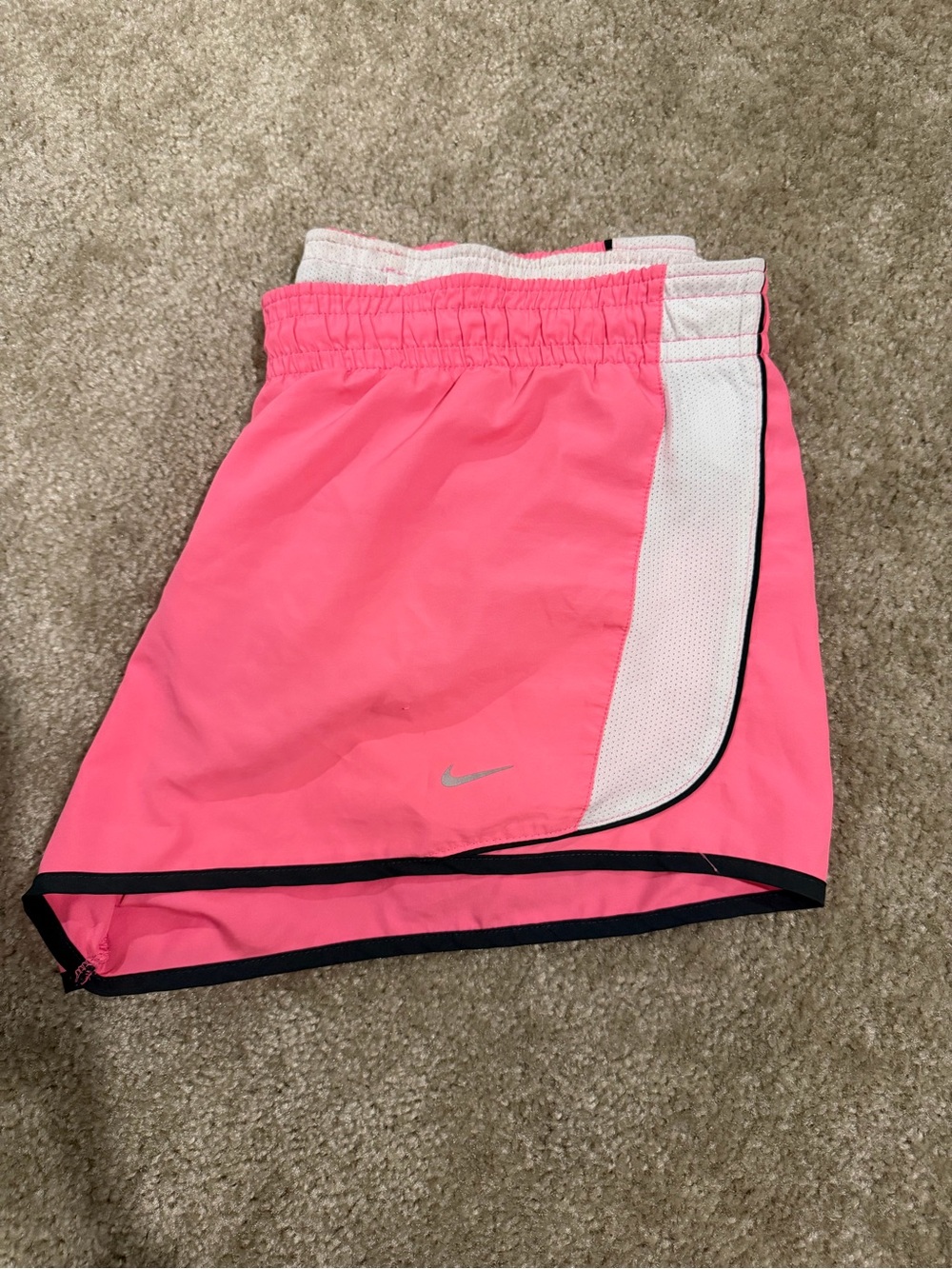 Nike Pink Athletic Shorts with Gray Liner